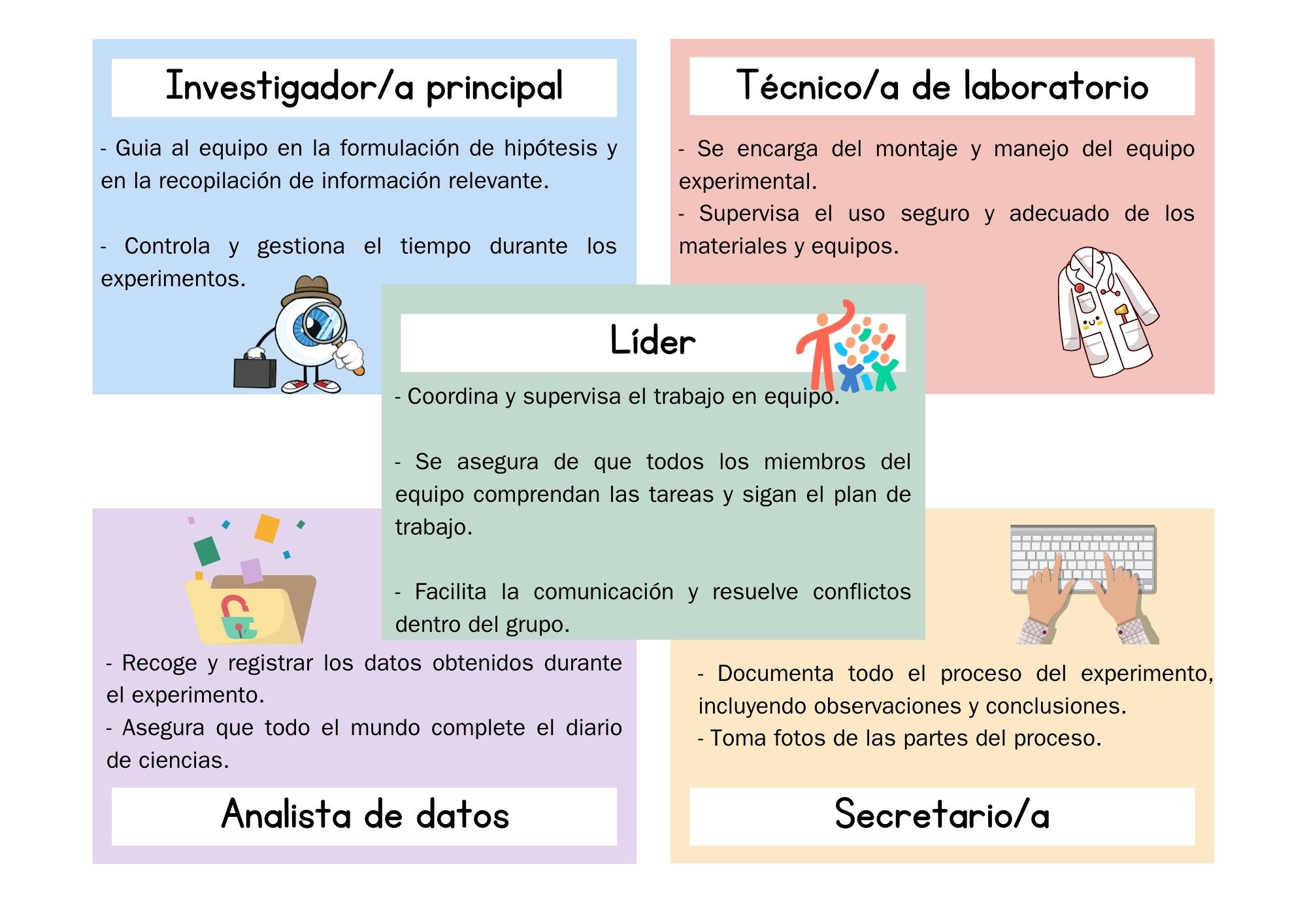 Roles de equipo laboratorio