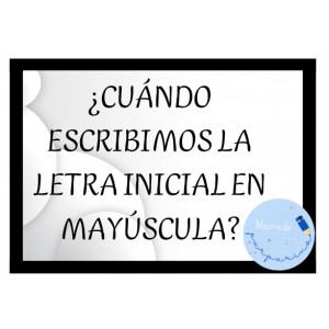 Las mayúsculas