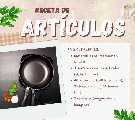 Los artículos (sartenes)