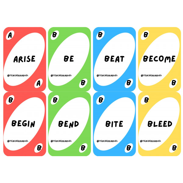 UNO IRREGULAR VERBS