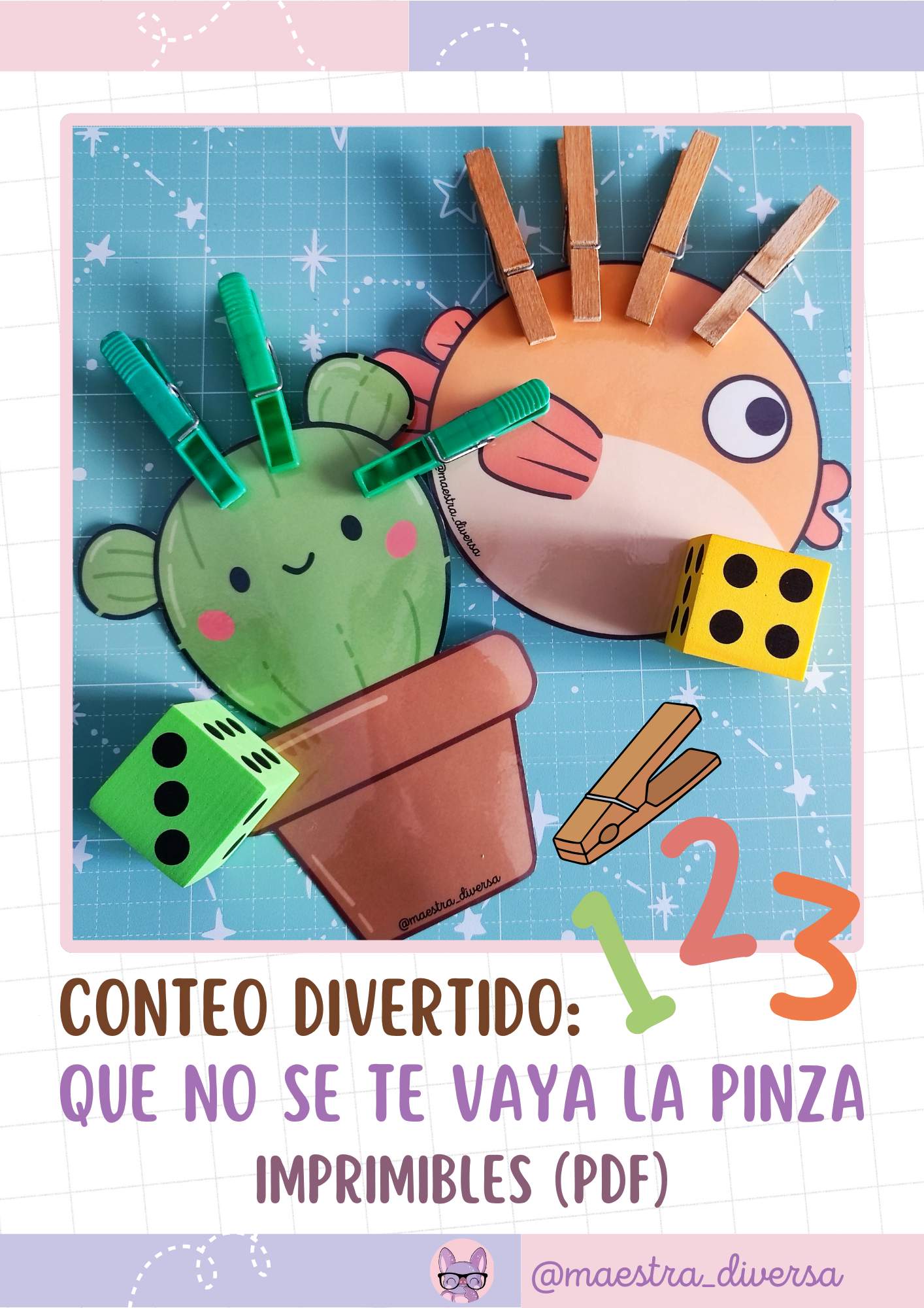 Conteo divertido: Que no se te vaya la pinza