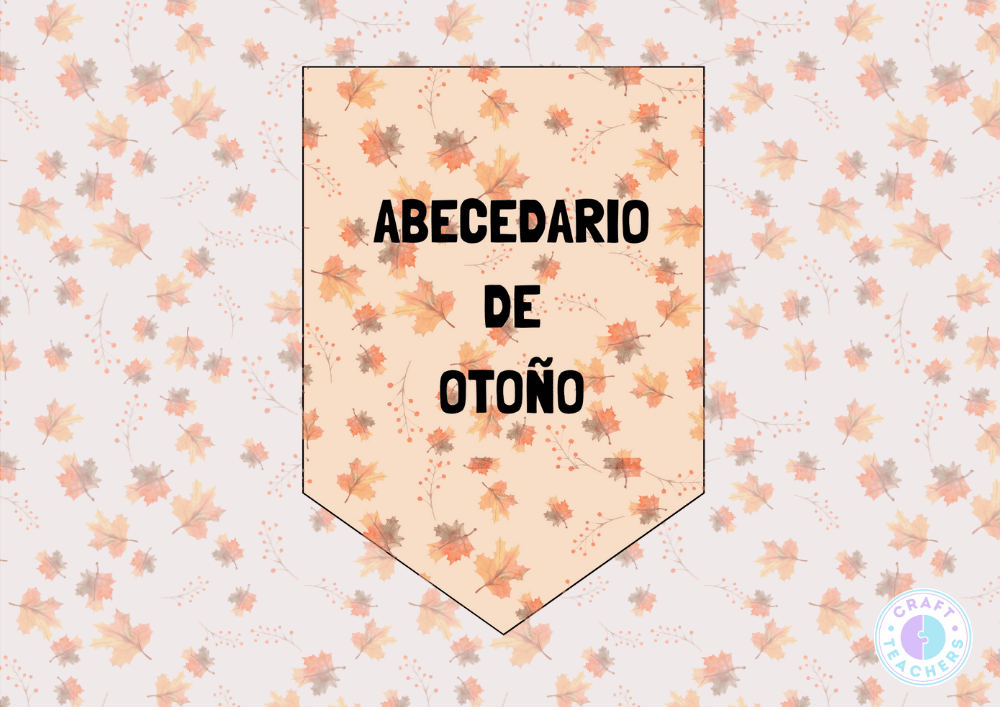 Abecedario otoño banderines