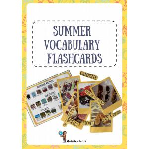 Summer Vocabulary: Flashcards