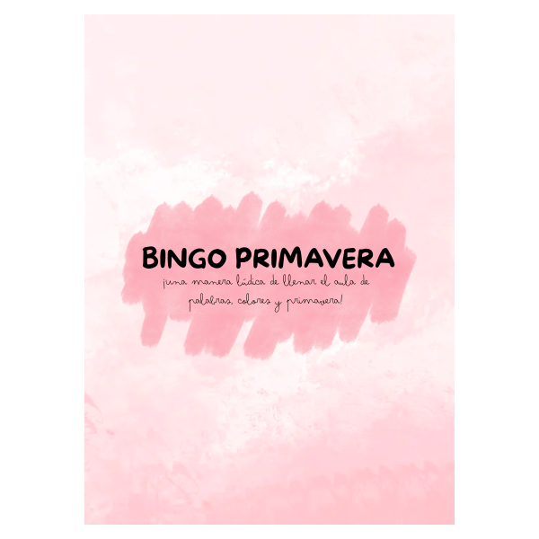 BINGO PRIMAVERA