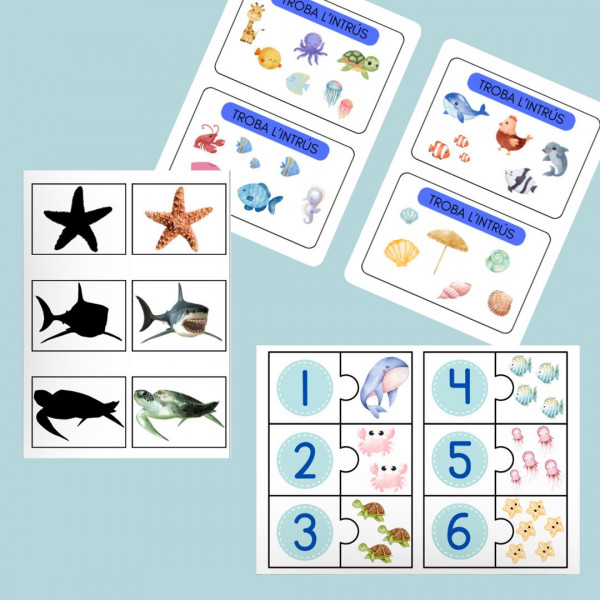 Los animales del mar