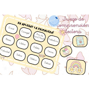 Comprensión lectora de la primavera