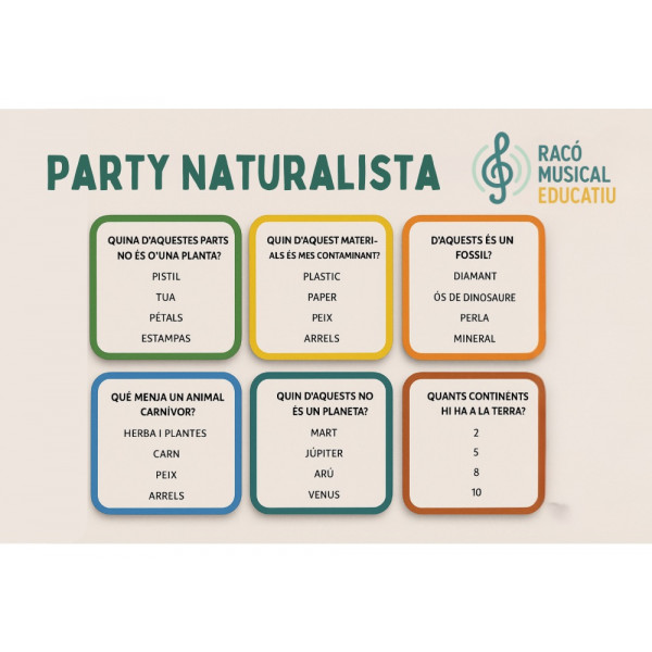 Jc10. Joc party naturalista
