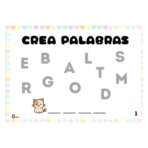 JUEGO SCRABBLE ANIMALES