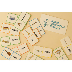 Ji5. Dòmino d'instruments il·lustrat (Joc musical)