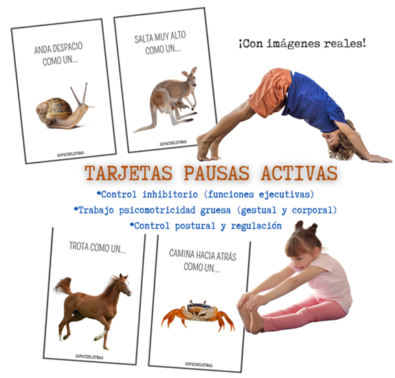 Tarjetas pausas activas