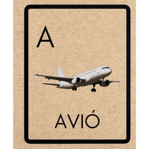 Abecedari en CATALÀ imatges REALS