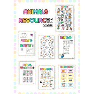 DOSSIER ANIMALES EN INGLÉS (JUEGOS)