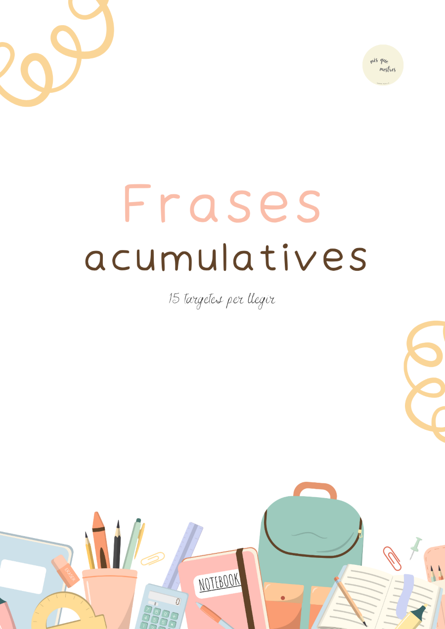 FRASES ACOMULATIVES