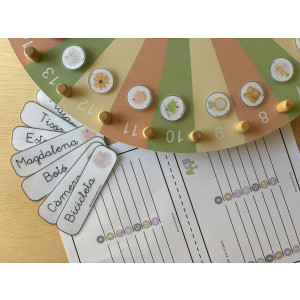 ACTIVITATS RULETA PER TREBALLAR L'ESCRIPTURA