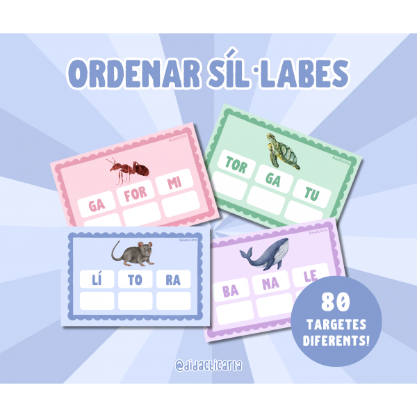 Ordenar síl·labes