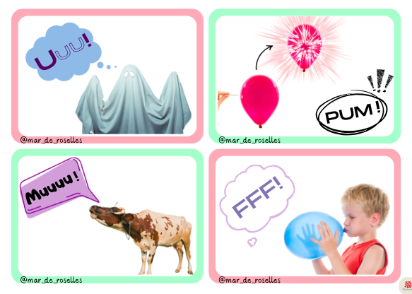 Onomatopeies: Consciència Fonològica - Jocs d'escolta