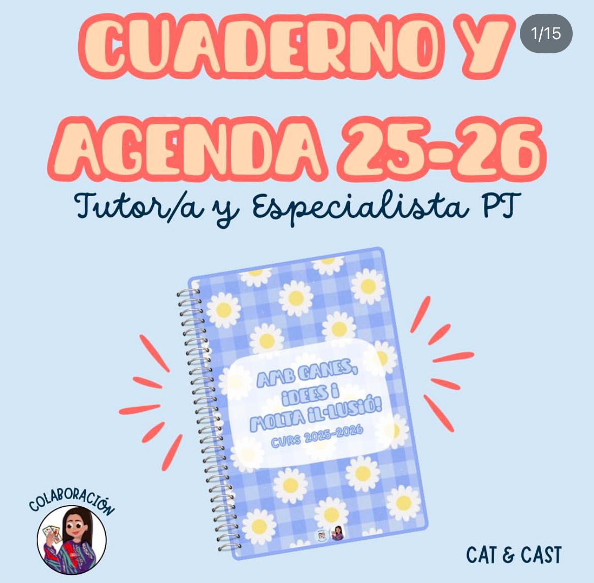 AGENDA Y CUADERNO 25 - 26