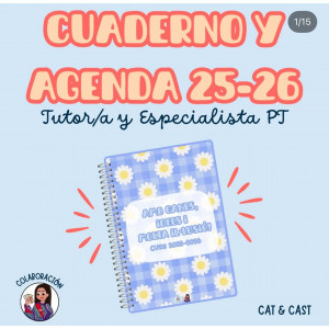 AGENDA Y CUADERNO 25 - 26
