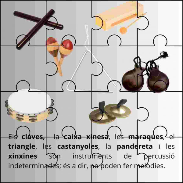 Puzzles d'instruments