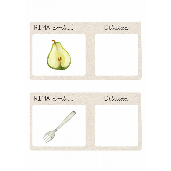 BUSCA paraula RIMADA i pinta i/o dibuixa