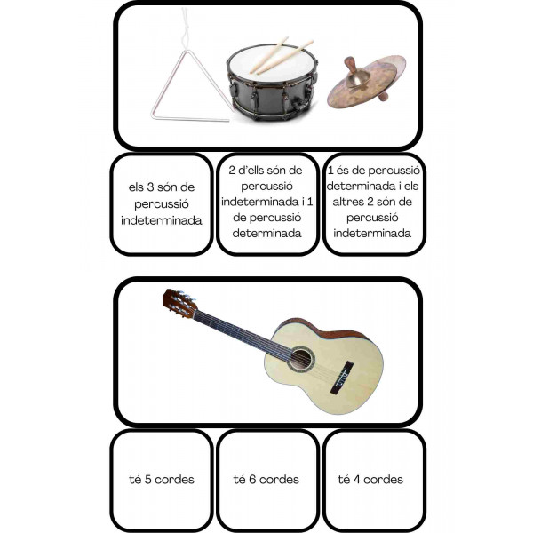 4 racons per aprendre els instruments musicals i les seves característiques