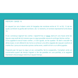 Memory matemático Base 10