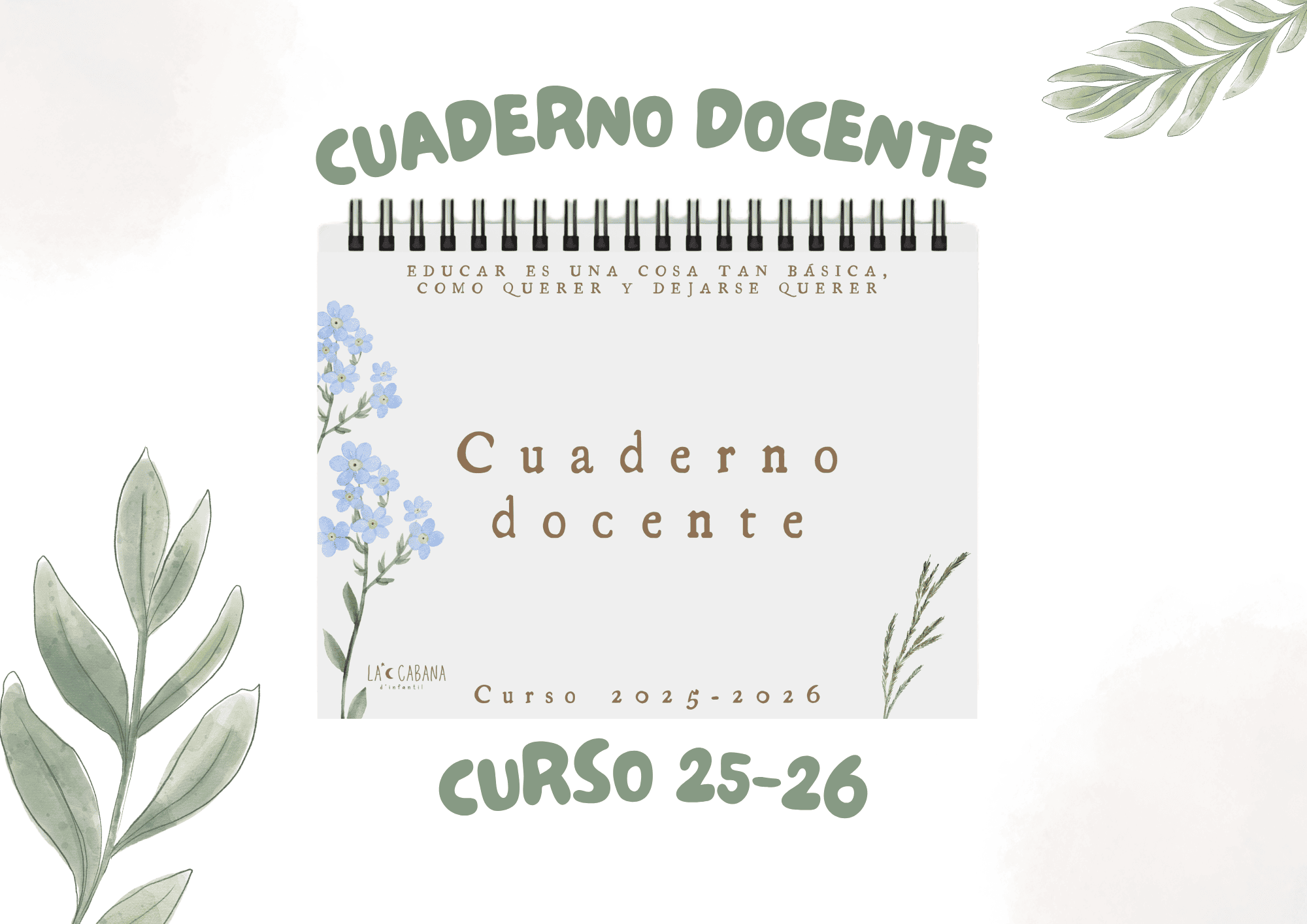 CUADERNO IMPRIMIBLE PARA DOCENTES EN FORMATO PDF CURSO 25-26