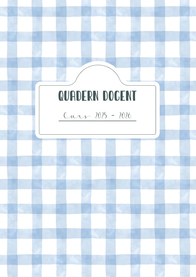 Quadern docent BLAU.Q 25-26