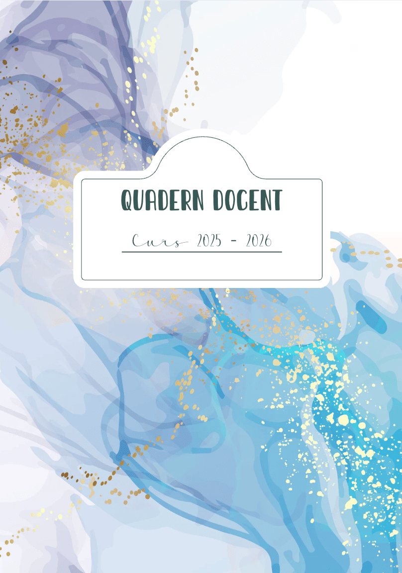 Quadern docent BLAU.B 25-26