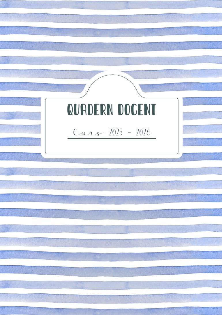 Quadern docent BLAU.R 25-26