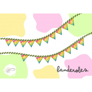 BANDEROLES: BENVINGUTS A L'ESCOLA!