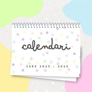 CALENDARI MENSUAL CURS 2025-2026