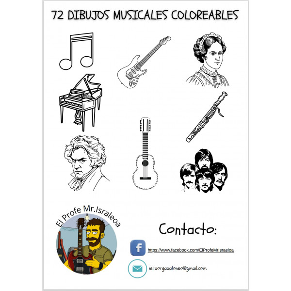 72 dibujos coloreableS