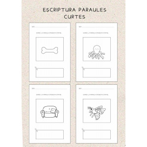 ESCRIPTURA PARAULES de 2 a 5 sons.