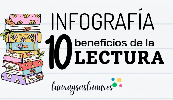 Infografía 10 beneficios de la lectura