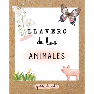 llavero vocabulario animales