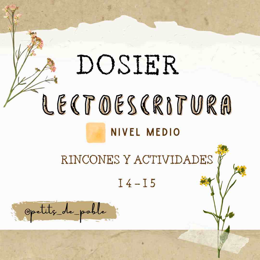 Dosier lectoescritura nivel medio