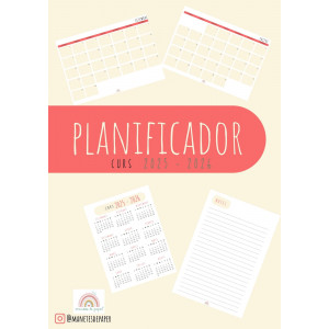 Planificador curs escolar
