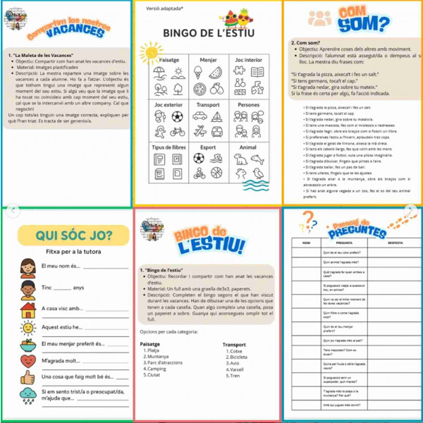 5 DINÀMIQUES PELS PRIMERS DIES