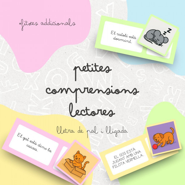 PETITES COMPRENSIONS LECTORES: lletra de pal i lligada