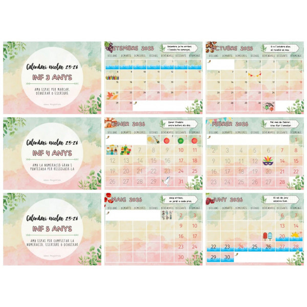 CALENDARI ESCOLAR 25-26 VALENCIÀ