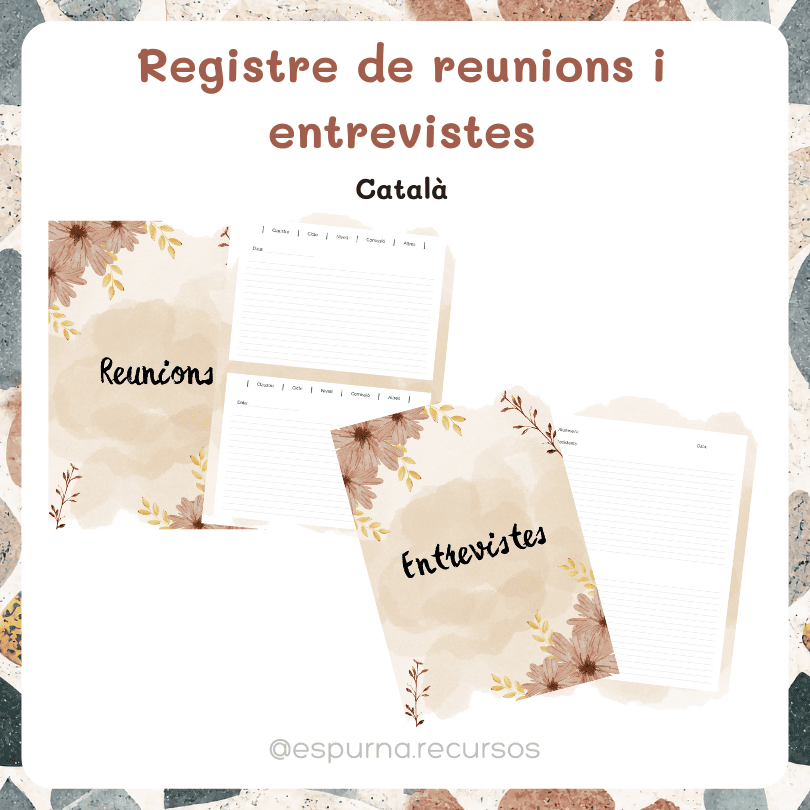 Registre de reunions i entrevistes