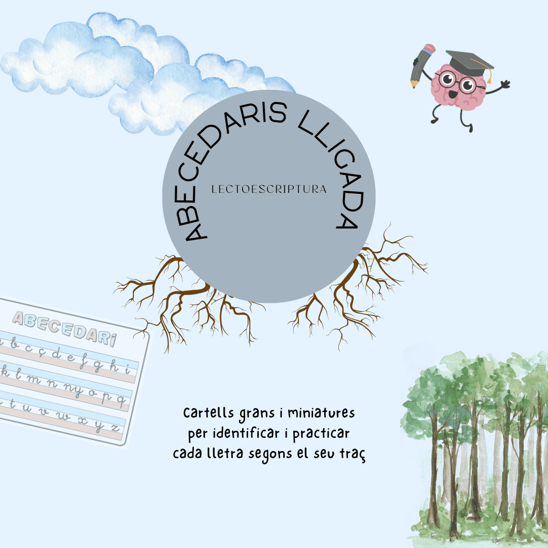 Lletres màgiques - abecedari lligada