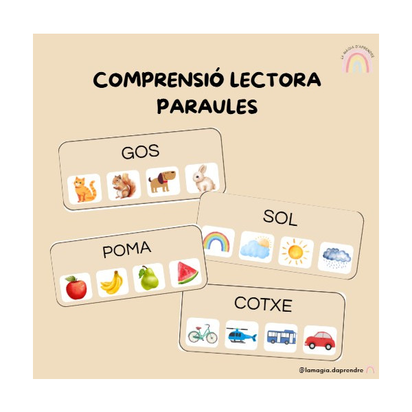 Comprensió lectora paraules