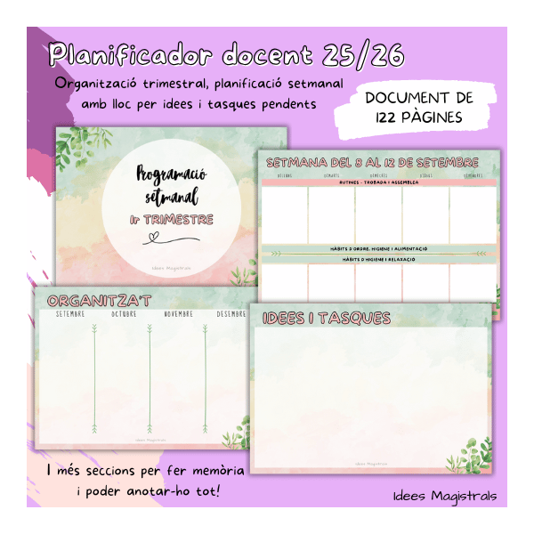 PLANIFICADOR DOCENT 25-26 VALENCIÀ