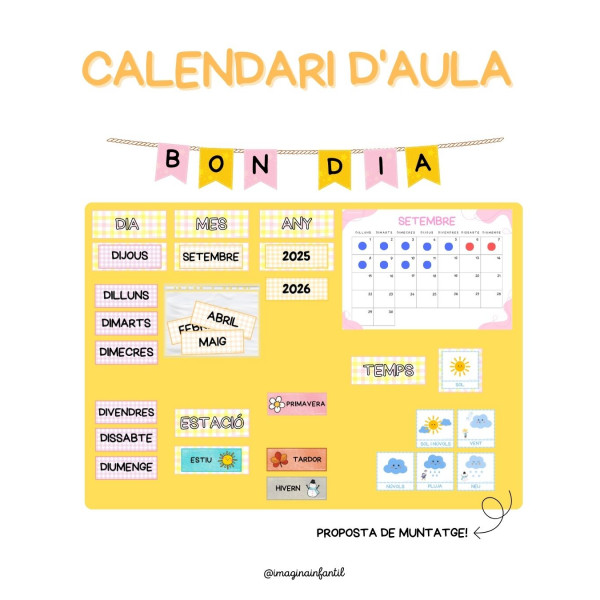 Calendari d'aula CATALÀ