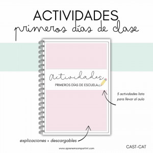 Quadern activitats Primers dies de Classe