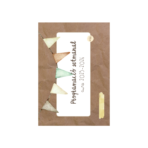 Quadern docent + programació setmanal 2025-2026