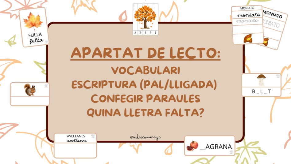 Dossier tardor - Part 1 lectoescriptura