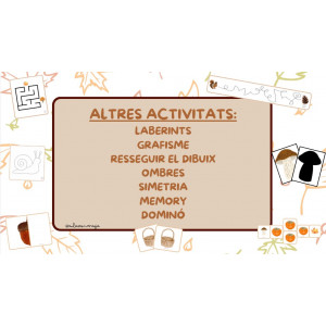 Dossier tardor - Part 3 activitats extres